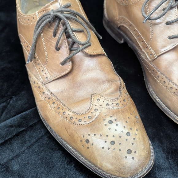 Florsheim Tan Leather Men\'s Oxfords main image 5